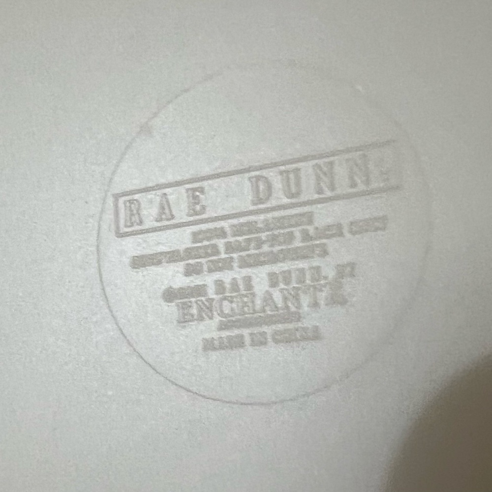 Rae Dunn White Bowl with 'ENJOY' Text - Picture 4 of 5